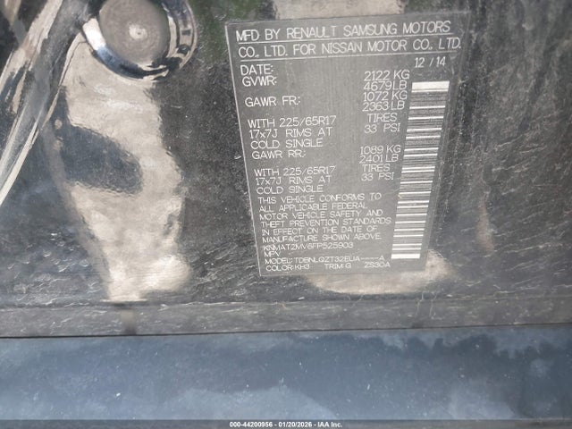 KNMAT2MV6FP525903 Nissan ROGUE SV