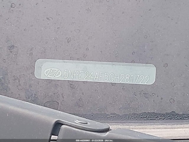 5NPE24AF5GH281722 Hyundai SONATA SE