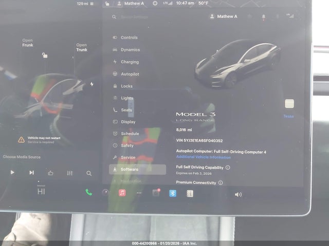 2025 TESLA MODEL 3 5YJ3E1EA6SF040352 Photo 6