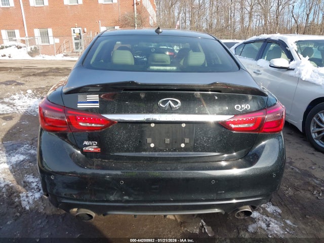 Продажа на аукционе авто 2018 Infiniti Q50 3.0t Luxe, vin: JN1EV7AR3JM430566, номер лота: 44200982