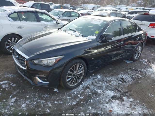 Продажа на аукционе авто 2018 Infiniti Q50 3.0t Luxe, vin: JN1EV7AR3JM430566, номер лота: 44200982