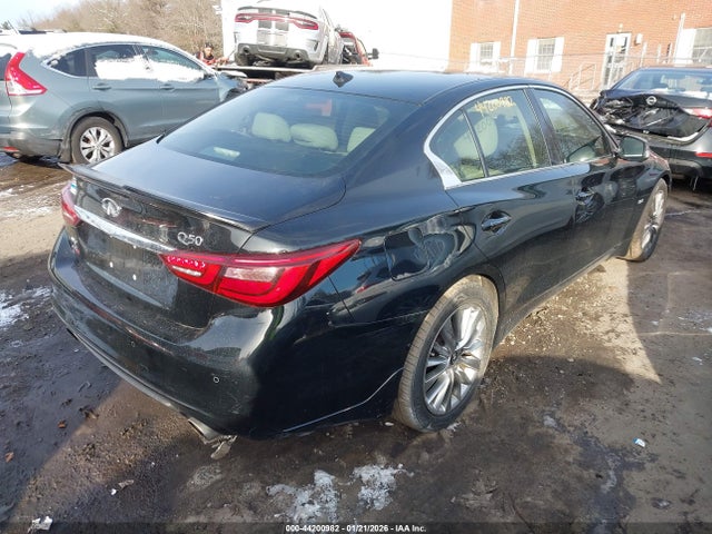 Продажа на аукционе авто 2018 Infiniti Q50 3.0t Luxe, vin: JN1EV7AR3JM430566, номер лота: 44200982