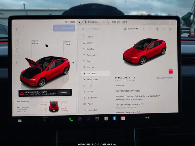 2026 TESLA MODEL Y 7SAYGDED5TA433269 Photo 6