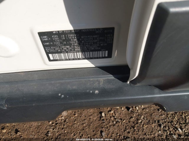 Subaru Outback 2.5i Premium 2014 4S4BRBFC1E3216954 Image 9