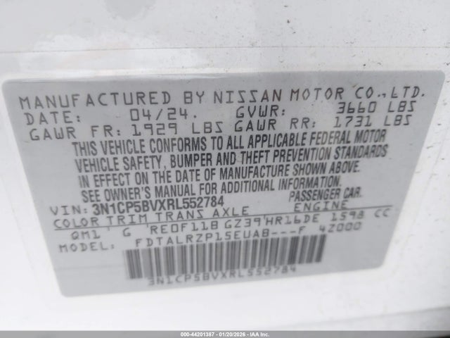 Nissan Kicks S Xtronic Cvt 2024 3N1CP5BVXRL552784 Image 9