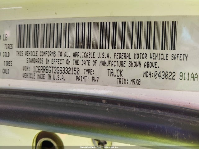 2016 RAM 1500 1C6RR6GT3GS332150 Photo 8