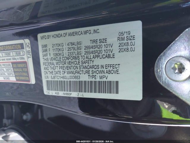 2020 ACURA RDX 5J8TC1H60LL000653 Photo 8