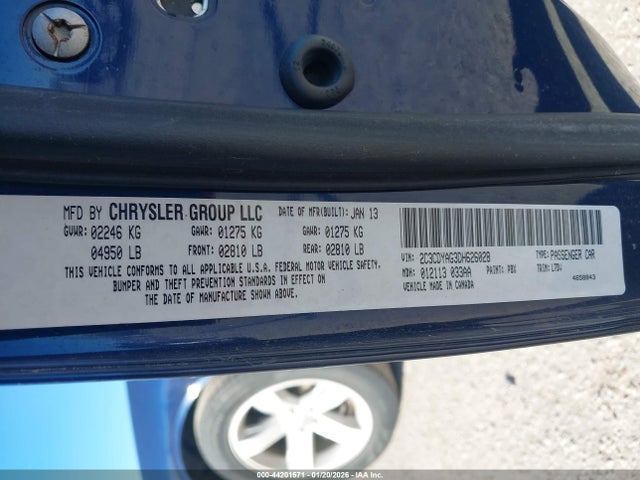 2013 DODGE CHALLENGER 2C3CDYAG3DH626028 Photo 8