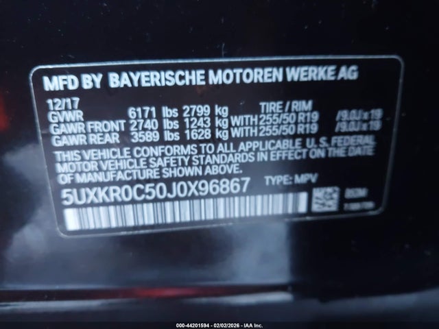 5UXKR0C50J0X96867 BMW X5 Xdrive35i