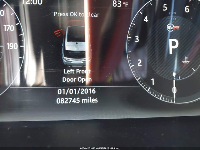 SALWZ2FE6HA127879 Land Rover Range Rover Sport 5.0l V8 Supercharged Svr