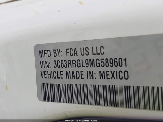 44201742 :رقم المزاد ، 3C63RRGL9MG589601 vin ، 2021 Ram 3500 Tradesman  4x4 8' Box مزاد بيع