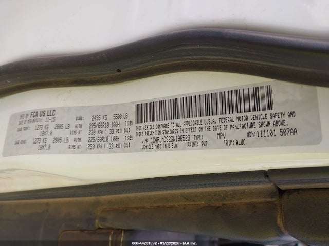 2016 JEEP CHEROKEE 1C4PJMDS2GW198523 Photo 8