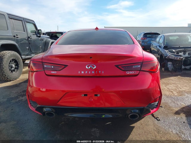 44202113 :رقم المزاد ، JN1FV7LL7MM560352 vin ، 2021 Infiniti Q60 Red Sport 400 Awd مزاد بيع