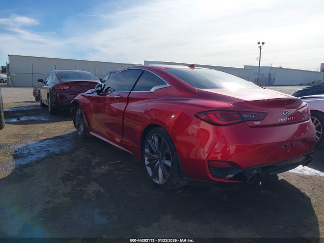 44202113 :رقم المزاد ، JN1FV7LL7MM560352 vin ، 2021 Infiniti Q60 Red Sport 400 Awd مزاد بيع