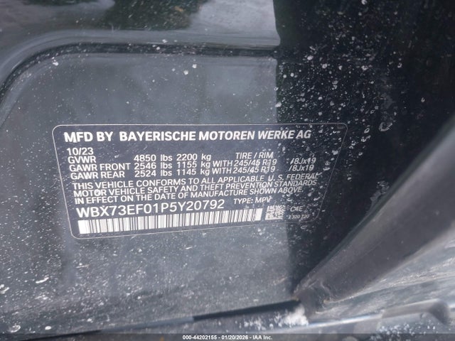 Продаж на аукціоні авто 2023 Bmw X1 Xdrive28i, vin: WBX73EF01P5Y20792, номер лоту: 44202155