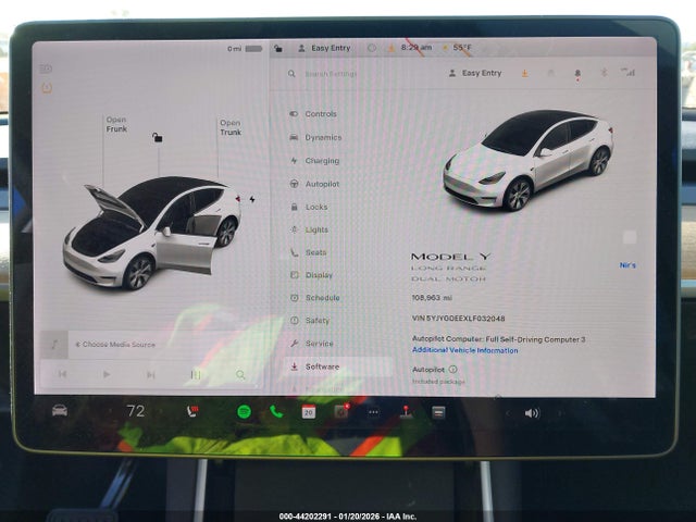 5YJYGDEEXLF032048 Tesla Model Y Long Range Dual Motor All-wheel Drive