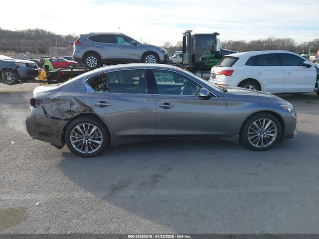 2024 Infiniti Q50 Luxe Awd მანქანა იყიდება აუქციონზე, vin: JN1EV7BR8RM631096, აუქციონის ნომერი: 44202419