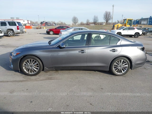 2024 Infiniti Q50 Luxe Awd მანქანა იყიდება აუქციონზე, vin: JN1EV7BR8RM631096, აუქციონის ნომერი: 44202419