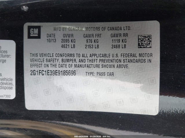 Chevrolet Camaro 2lt 2014 2G1FC1E39E9185696 Image 9