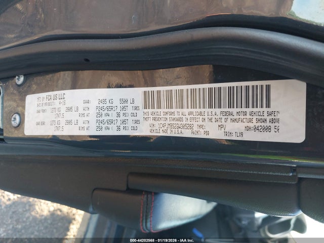 1C4PJMBS2GW305282 Jeep Cherokee Trailhawk
