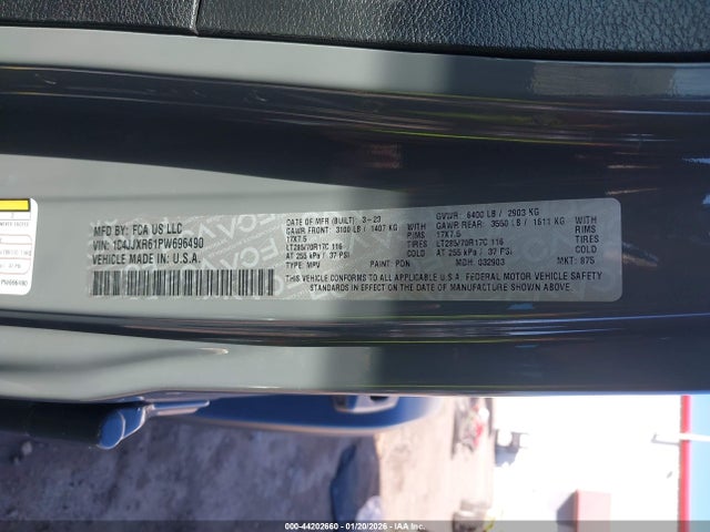 2023 JEEP WRANGLER 4XE 1C4JJXR61PW696490 Photo 8