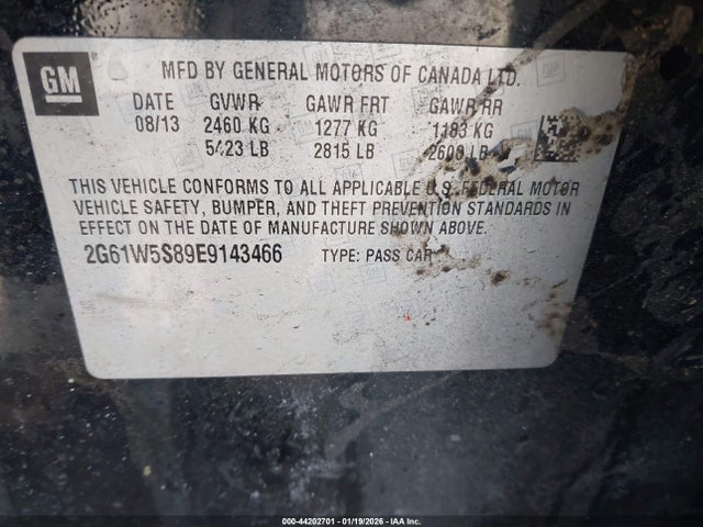 2014 CADILLAC XTS 2G61W5S89E9143466 Photo 8