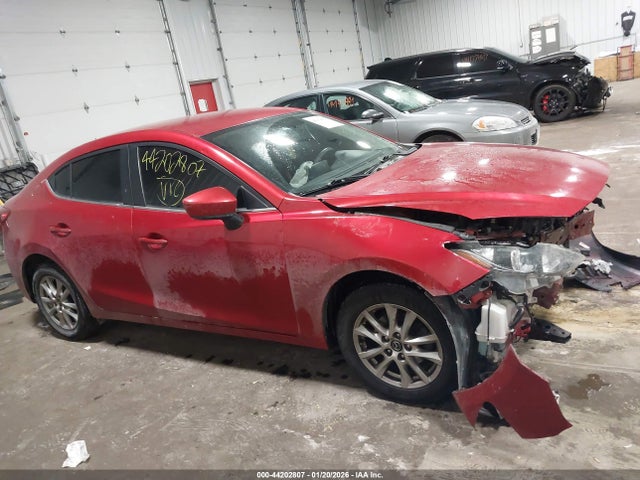 44202807 :رقم المزاد ، 3MZBM1U76GM324858 vin ، 2016 Mazda Mazda3 I Sport مزاد بيع