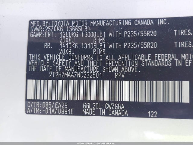 2022 LEXUS RX 350 2T2HZMAA7NC232501 Photo 8