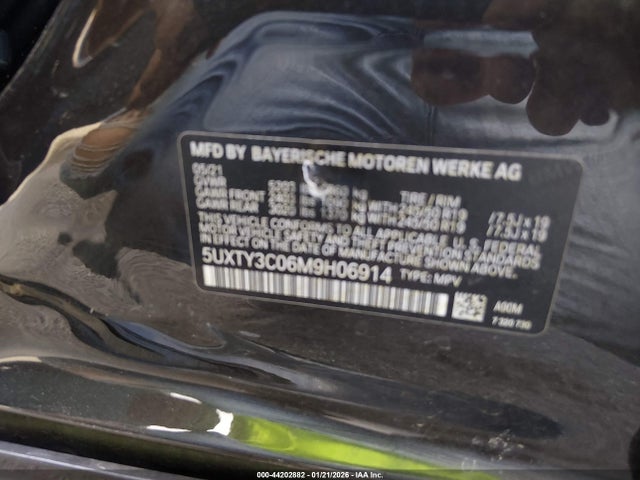 2021 BMW X3 5UXTY3C06M9H06914 Photo 8