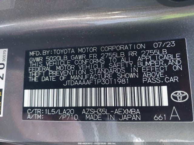 JTDAAAAF1P3011981 Toyota Crown Limited