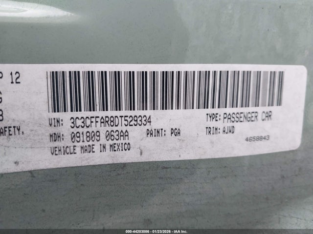 2013 FIAT 500 3C3CFFAR8DT529334 Photo 8