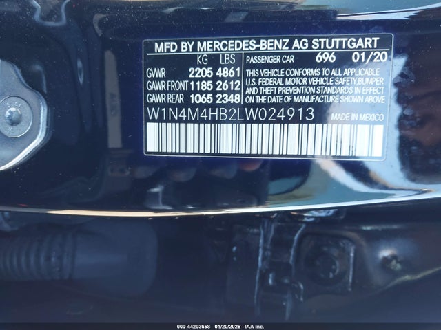 2020 MERCEDES-BENZ GLB 250 W1N4M4HB2LW024913 Photo 8