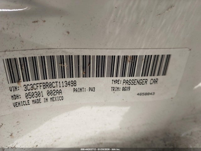 2012 FIAT 500 3C3CFFBR0CT113498 Photo 8