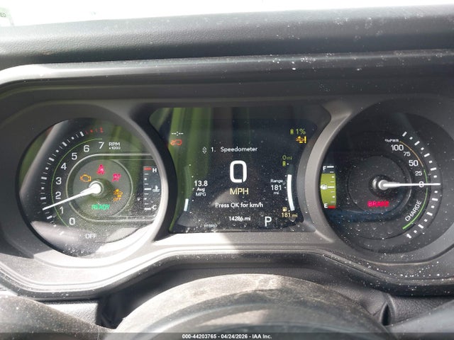 44203765 :رقم المزاد ، 1C4RJXR69RW144449 vin ، 2024 Jeep Wrangler 4xe Rubicon X مزاد بيع