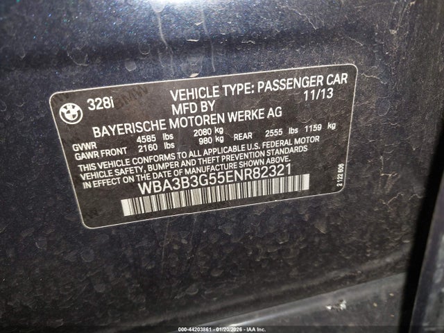 WBA3B3G55ENR82321 BMW 328i Xdrive