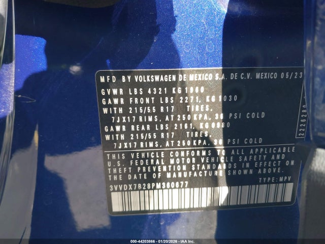 2023 VOLKSWAGEN TAOS 3VVDX7B28PM360677 Photo 8