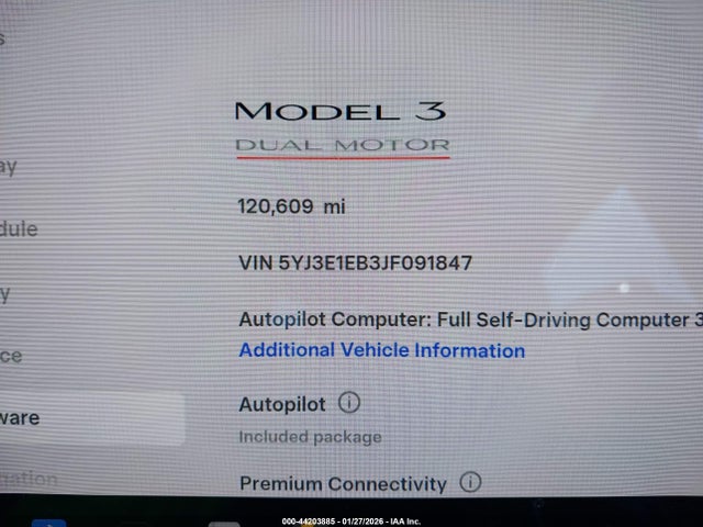 2018 TESLA MODEL 3 5YJ3E1EB3JF091847 Photo 6