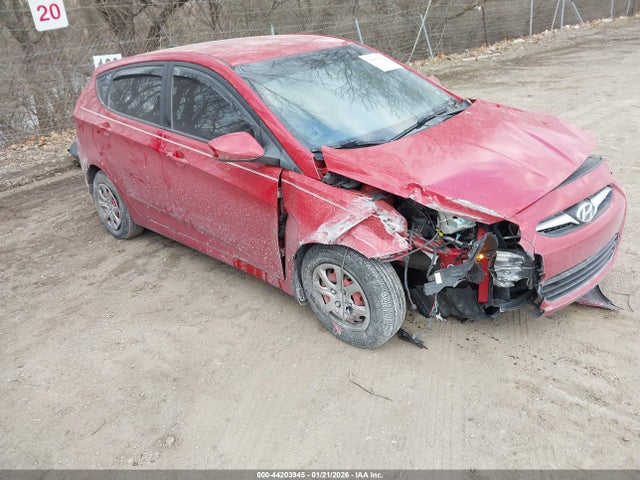 2013 HYUNDAI ACCENT KMHCT5AE3DU089567