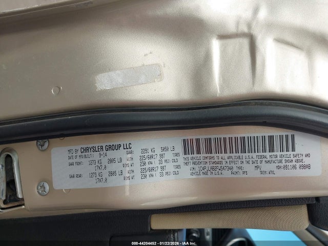 1C4PJLAB2FW547340 Jeep Cherokee Sport