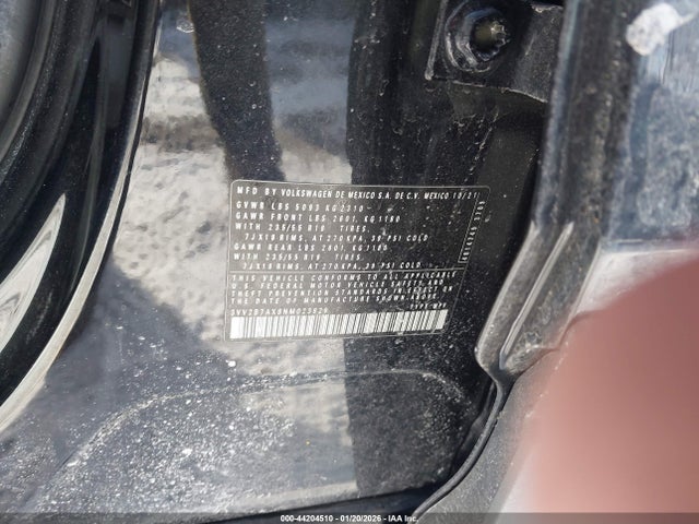 Продаж на аукціоні авто 2022 Volkswagen Tiguan 2.0t Se, vin: 3VV2B7AX8NM023829, номер лоту: 44204510