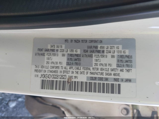 JM3KE4DY0G0812823 Mazda Cx-5 Grand Touring