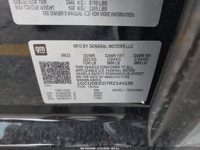 1GCUDEED7RZ144135 Chevrolet Silverado 1500 4wd Short Bed Rst