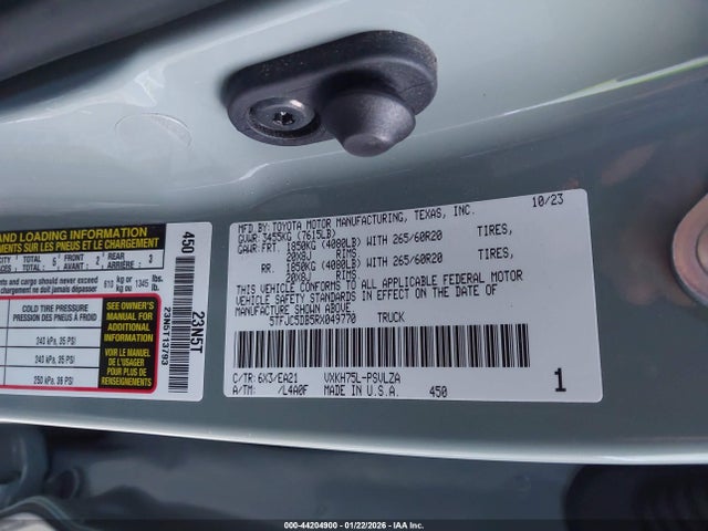 5TFJC5DB5RX049770 Toyota Tundra Hybrid Limited 4wd