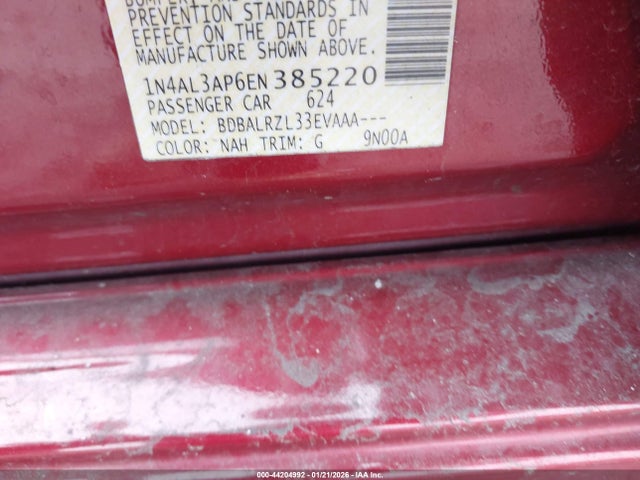 1N4AL3AP6EN385220 Nissan Altima 2.5 S