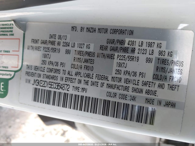Mazda Cx-5 Grand Touring 2014 JM3KE2DY5E0364872 Image 9