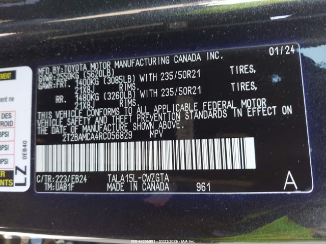 2024 LEXUS RX 350 2T2BAMCA4RC056829 Photo 8