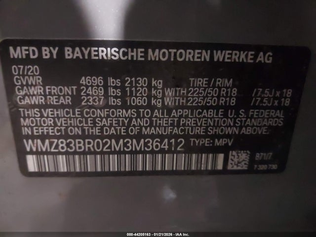 2021 MINI COUNTRYMAN WMZ83BR02M3M36412 Photo 8