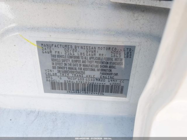 2022 NISSAN SENTRA 3N1AB8CV8NY244256 Photo 8