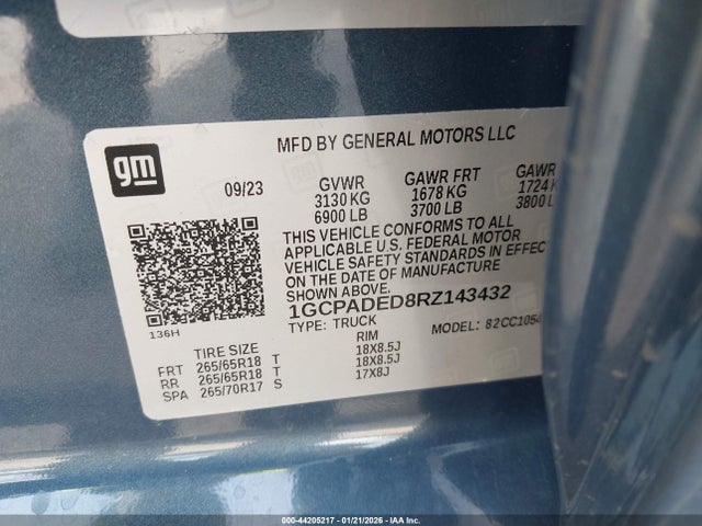 1GCPADED8RZ143432 Chevrolet Silverado 1500 2wd Short Bed Rst