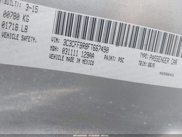 2015 FIAT 500 3C3CFFBR8FT667490 Photo 8